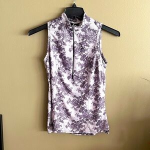 WOMENS LARGE SHEBEEST CYCLING TANK TOP FLORAL
